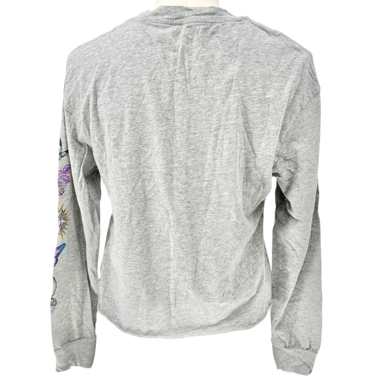 Miken Flow Long Sleeve Tee Shirt Womens M Sun and Moon Zodiac Graphic Design