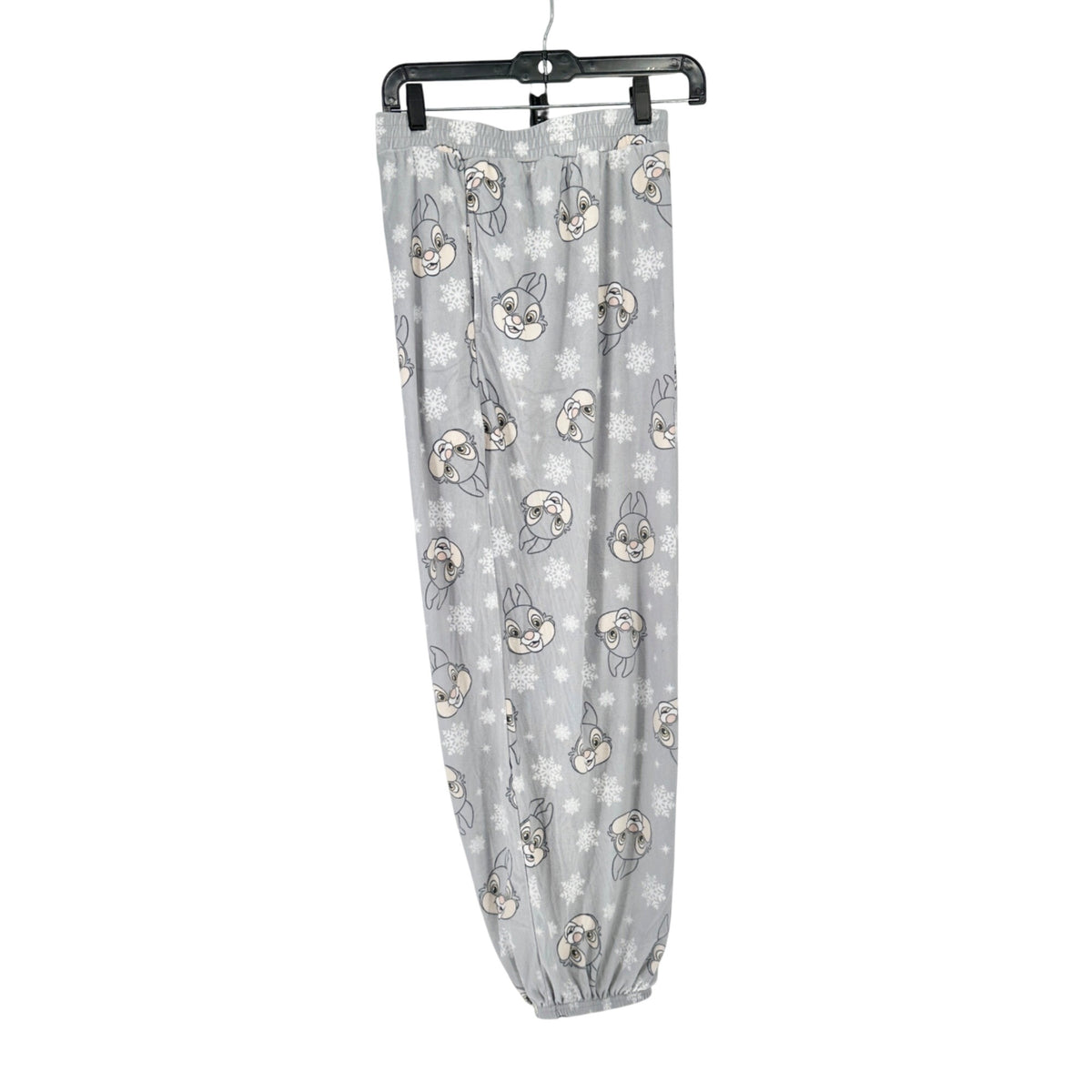 Disney Thumper Fleece Sleepwear Pants 3X Gray Snowflake Print Elastic Waist