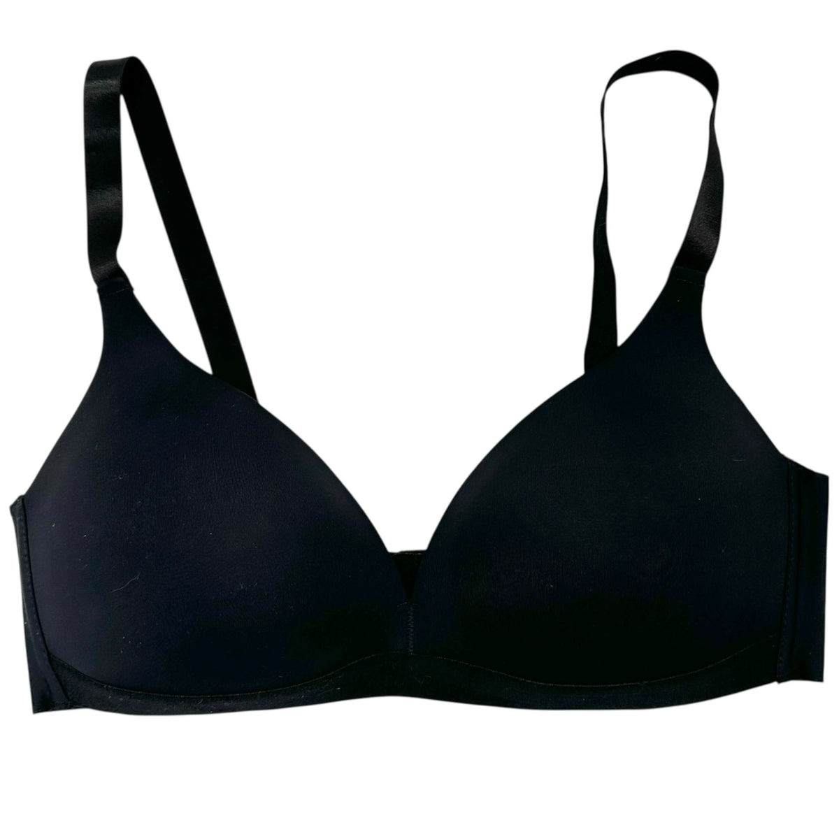 STRM Line Wireless Black Bra 40C Intimates Soft Polyamide Spandex Blend Seamless