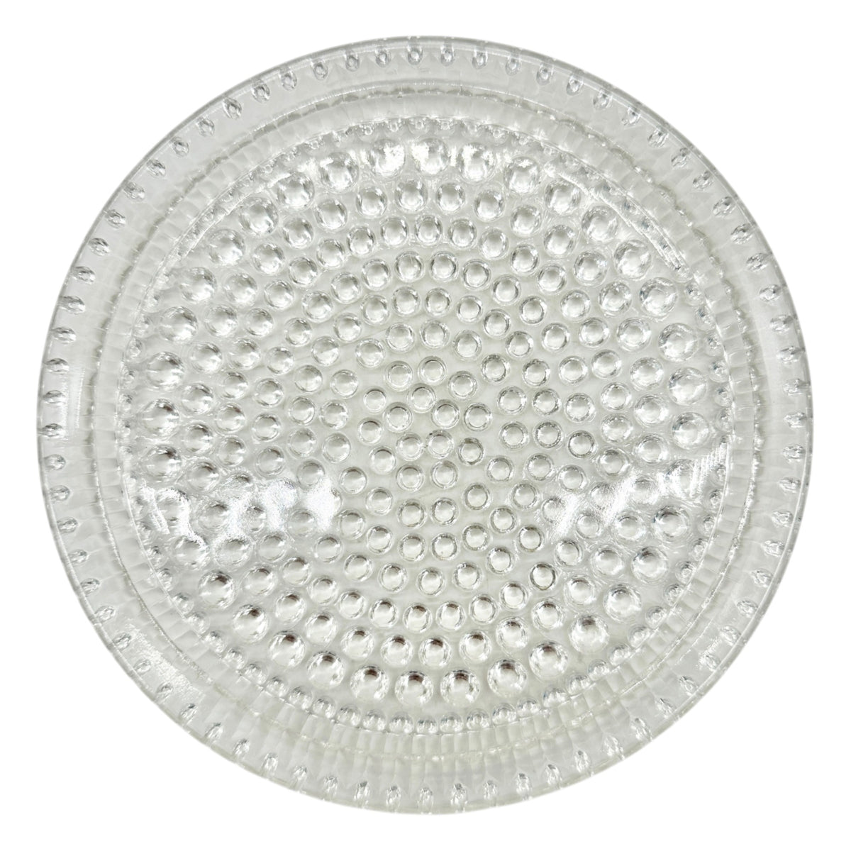 Doyle No 500 Clear Glass Tray Textured Bubble Pattern Late 1800s Pittsburgh PA