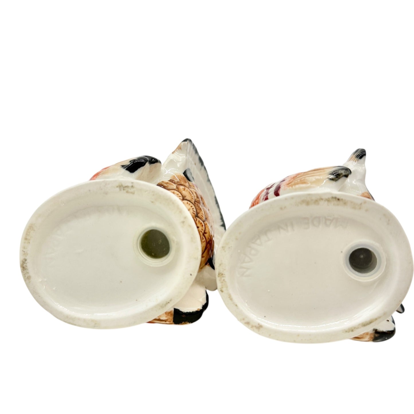 Turkey Ceramic Salt and Pepper Shaker Set Vintage Boxed Thanksgiving Tableware