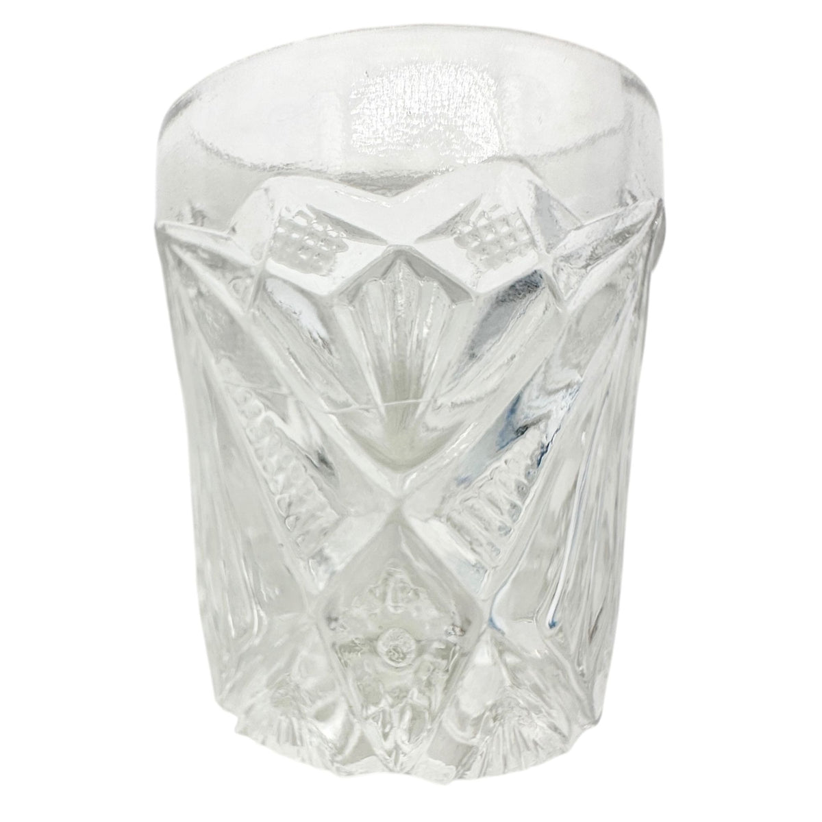 Rex Fancy Cut Pitcher and 4 Tumblers Set Childrens Tableware EAPG Etched Glass
