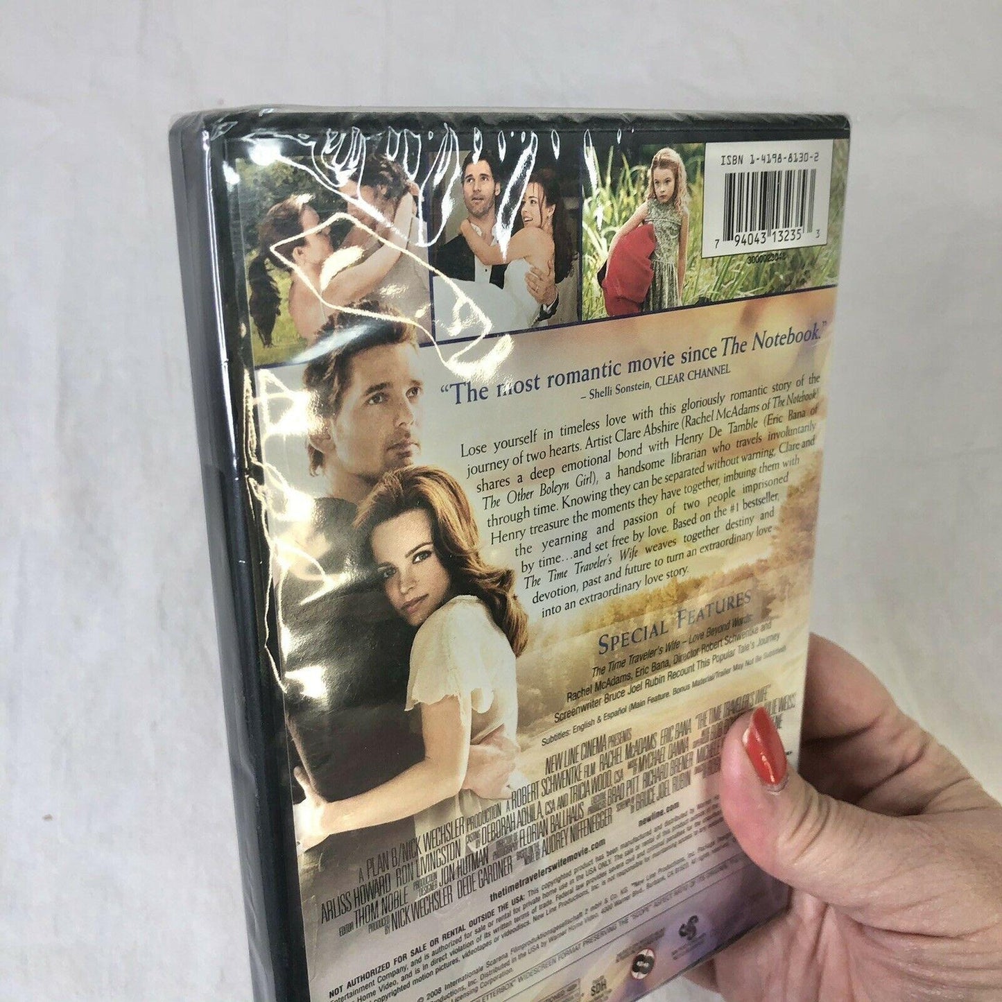 The Time Traveler's Wife (DVD, 2009) Romance Love Rachel McAdams Eric Banna NEW