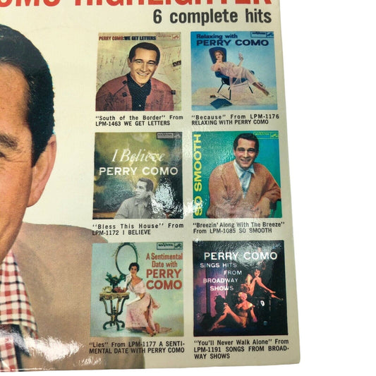 1957 Kleenex Tissues presents Perry Como Highlighter Vinyl Record