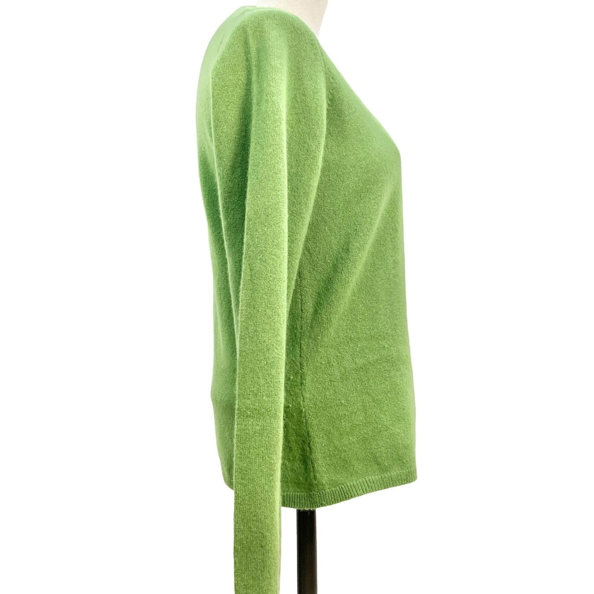 McDuff Sweater Womens Small Yellow Green Long Sleeves