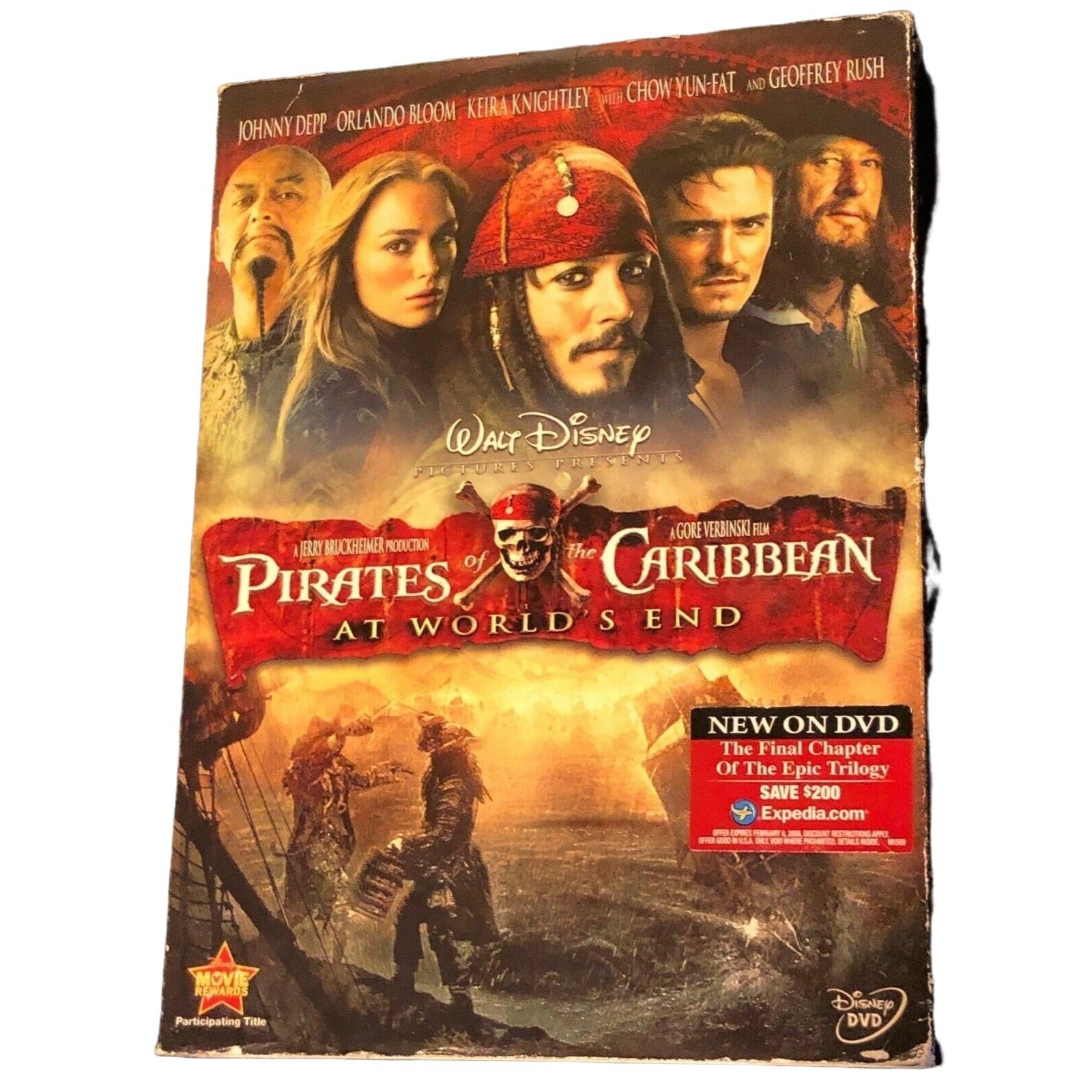 Pirates of the Caribebean: At World's End (DVD, 2007)