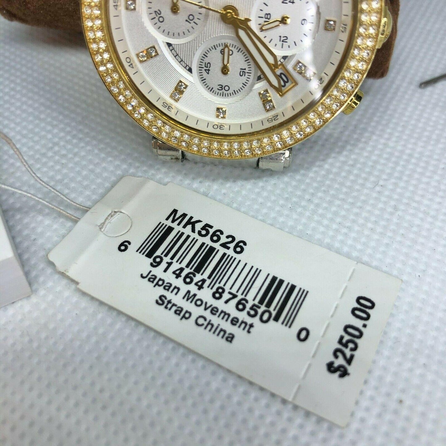 Michael Kors MK5626 Parker Two Tone Gold Silver Chronograph Women's Watch