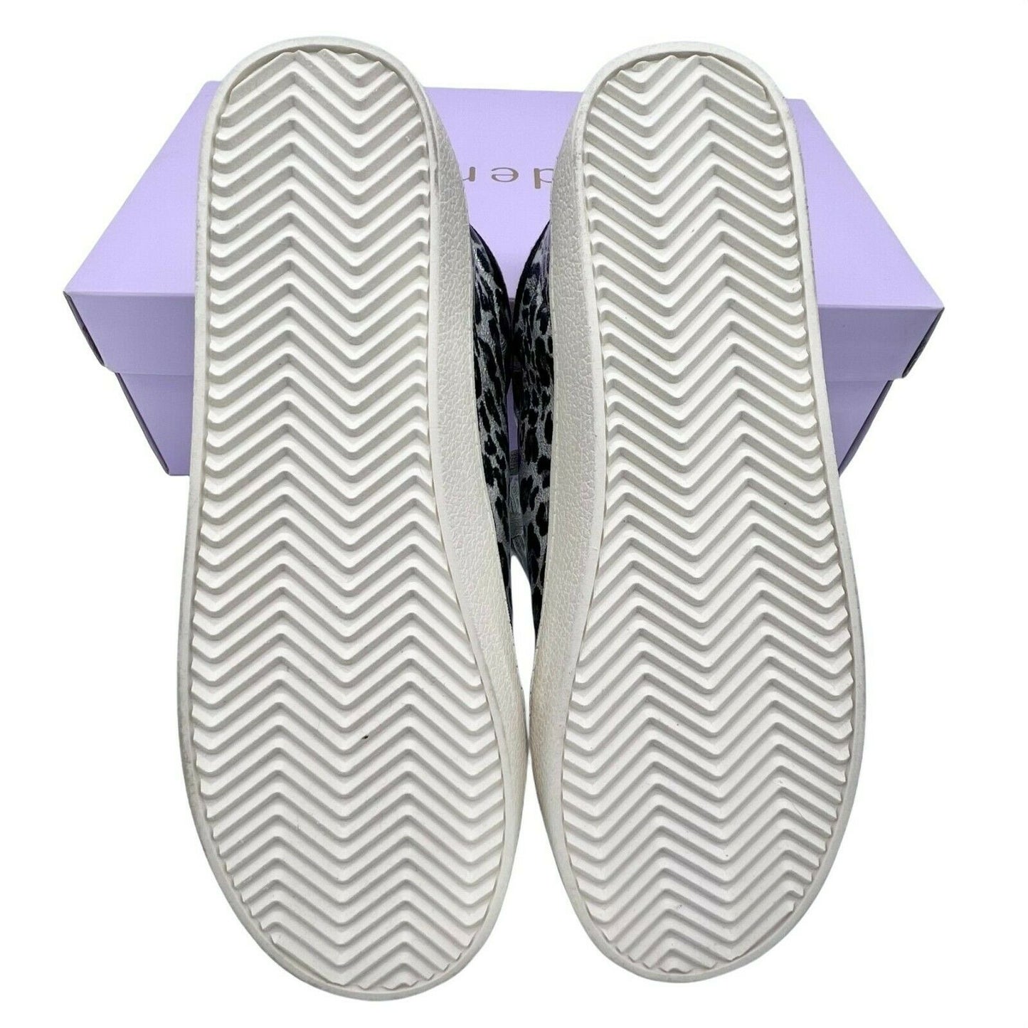 Madden Girl Larrk Grey Multi Animal Print Lace-Up Sneakers Size 7