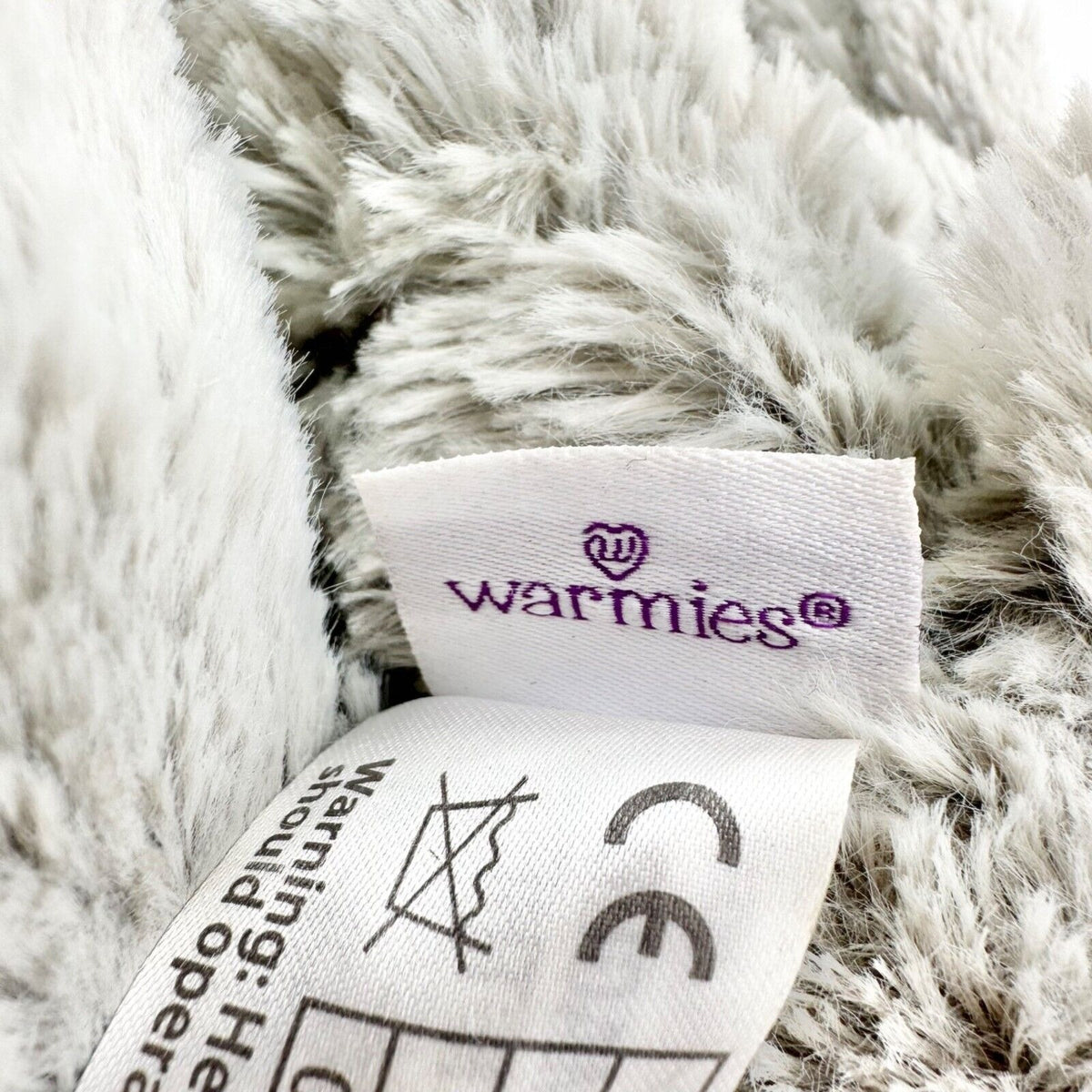 Warmies Cat 14 x 9 Gray White Microwaveable Scented with Relaxing Lavender NWT