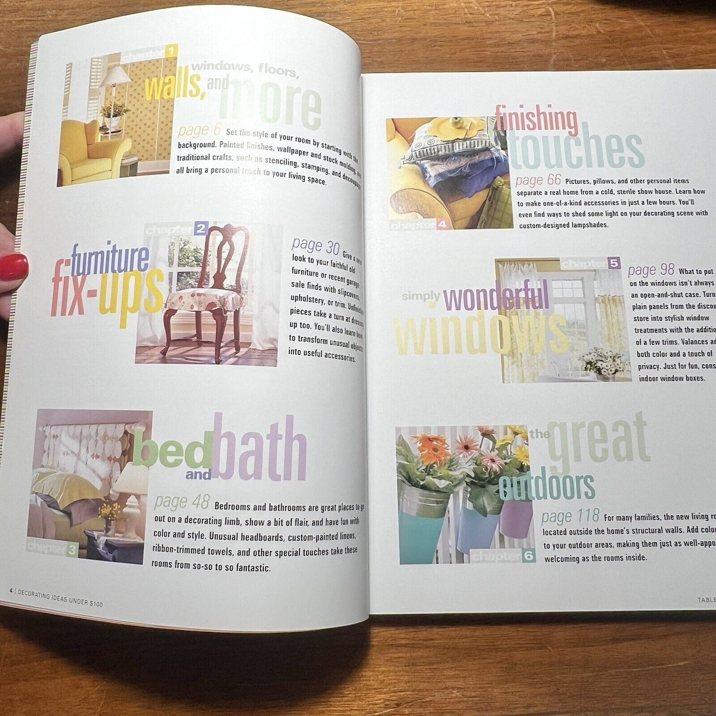 Better Homes & Garden Decorating Ideas Under $100 Paperback 2003