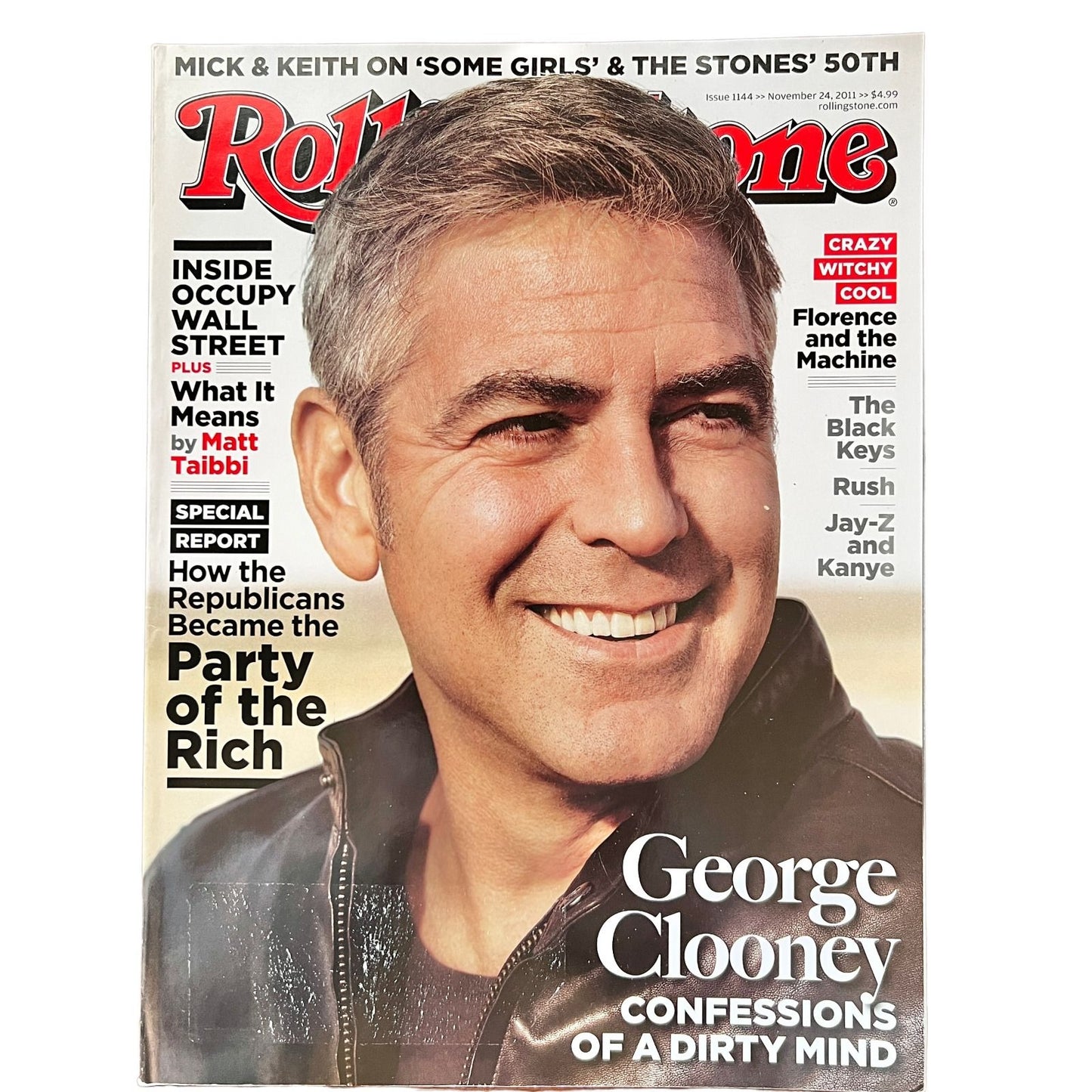 Rolling Stone Magazine Issue 1144 November 24 2011 George Clooney