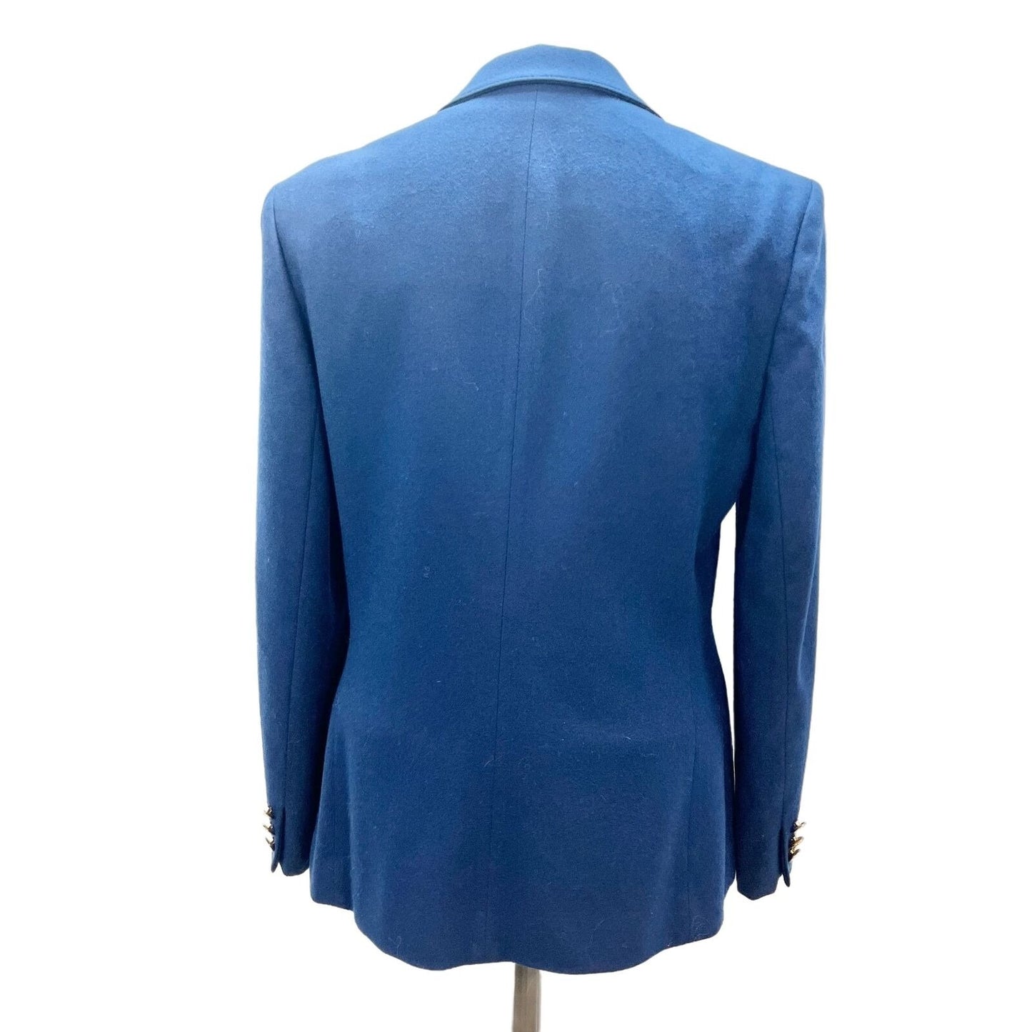 Pendleton Women's Petite Blue Classic Wool Long Sleeve Blazer USA Oregon