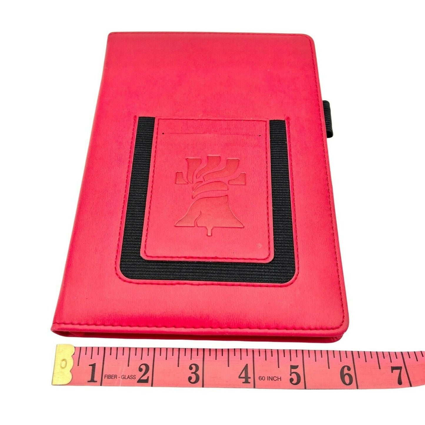 Spector & Co RFID Padded Red Faux Leather Journal Lined Pages 8.5 x 6