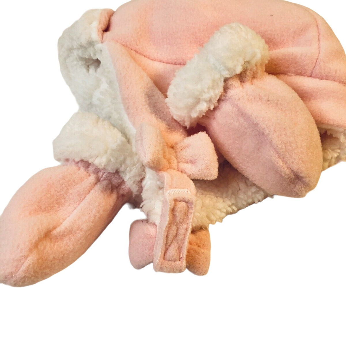 Baby Pink Trapper Winter Hat With Mittens 0-6 Months By The Childrens Place