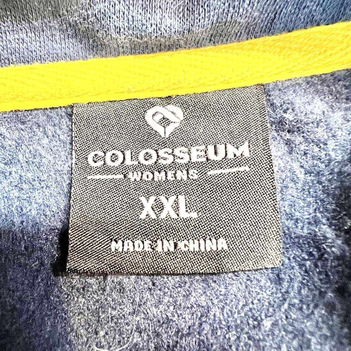 Colosseum Pullover XXL Navy WV 3/4 Zip Long Sleeve Pockets