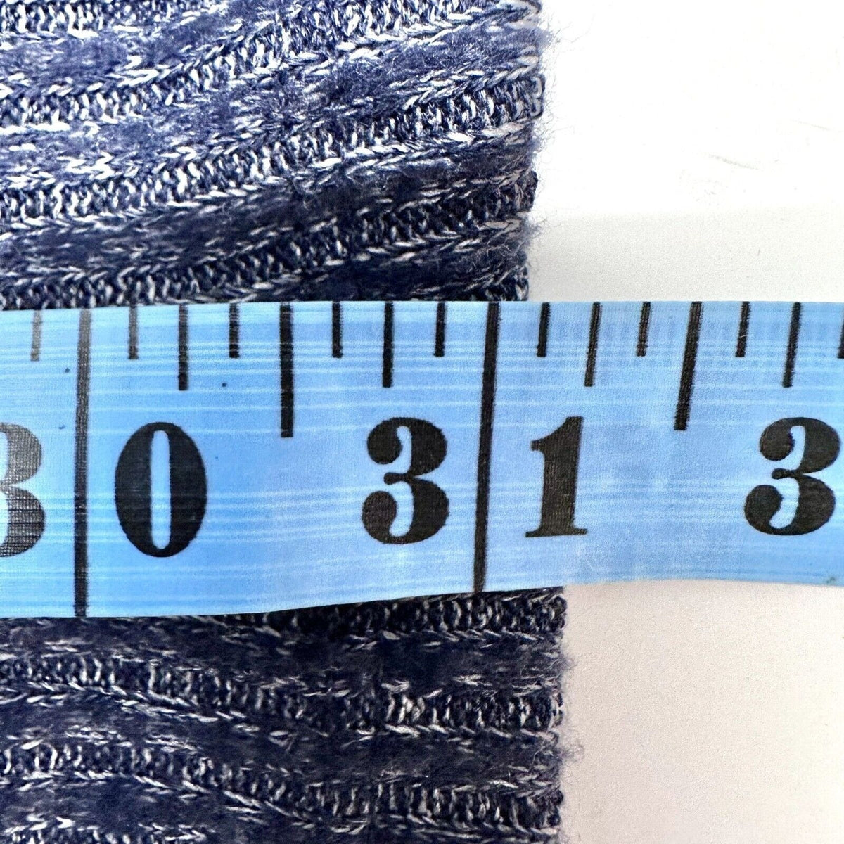 Lane Bryant Tunic 18/20 Blue Ribbed Mock Turtleneck Long Sleeve NWOT