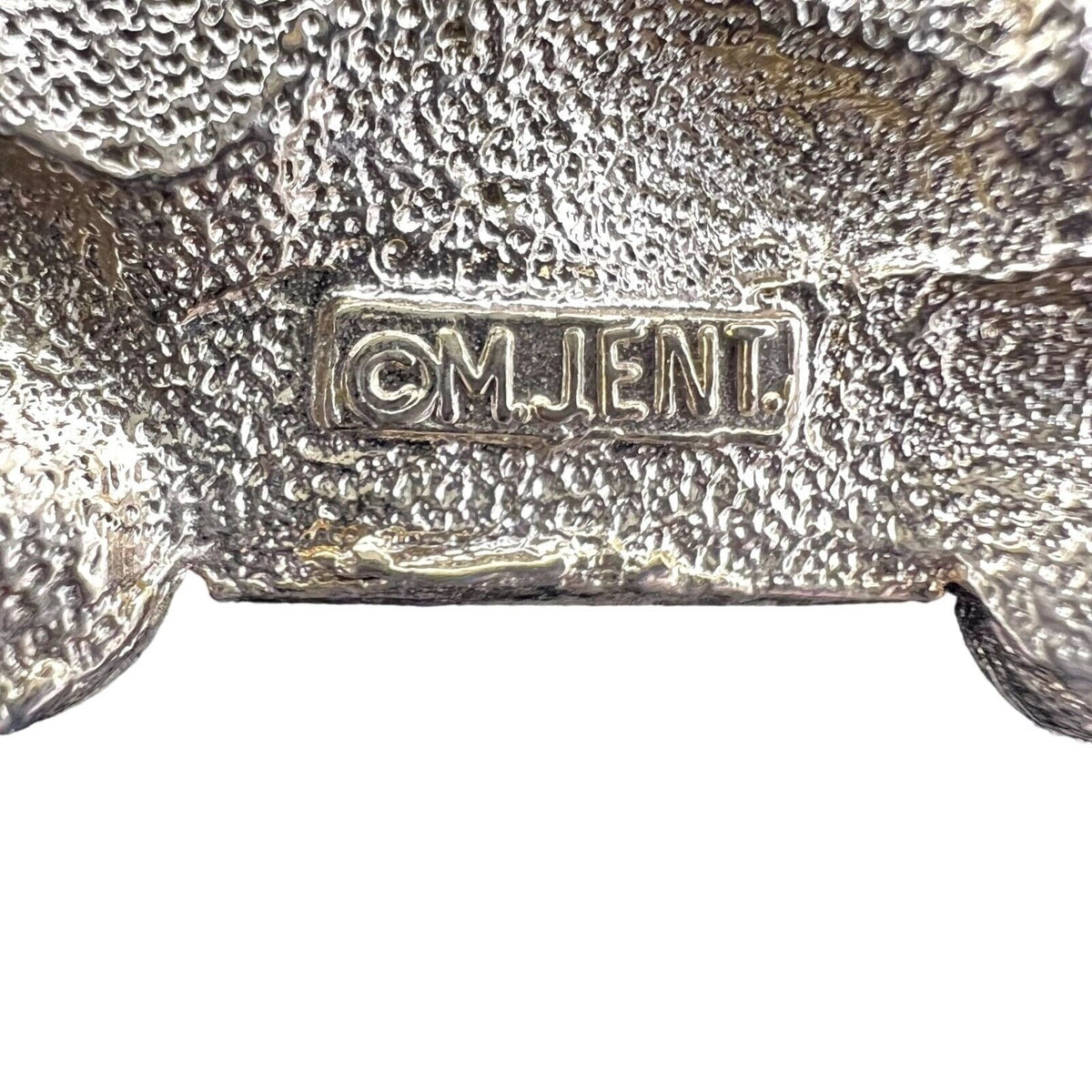 Vintage Brooch Pin 2.5 Inch Goldtone Art Deco Building Retro Car