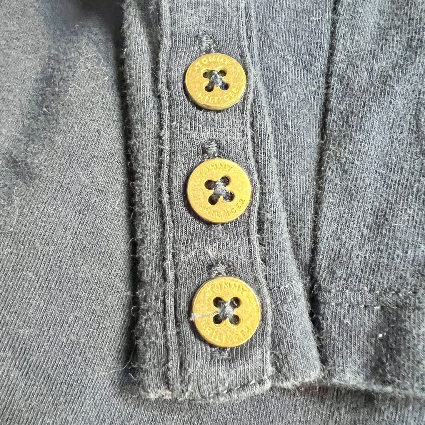 Tommy Hilfiger 3/4 Sleeve Top Womens XS Blue White Stripe