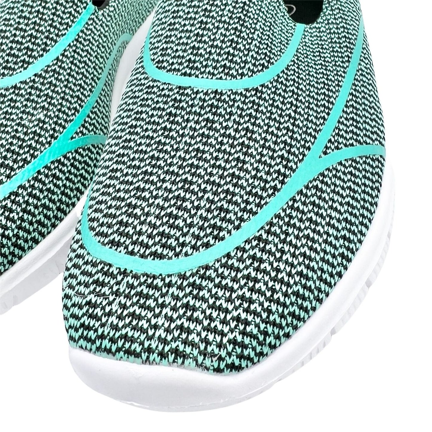 Silver Steps Women's Size 9 Feather Lite Green and White Walking Sneakers