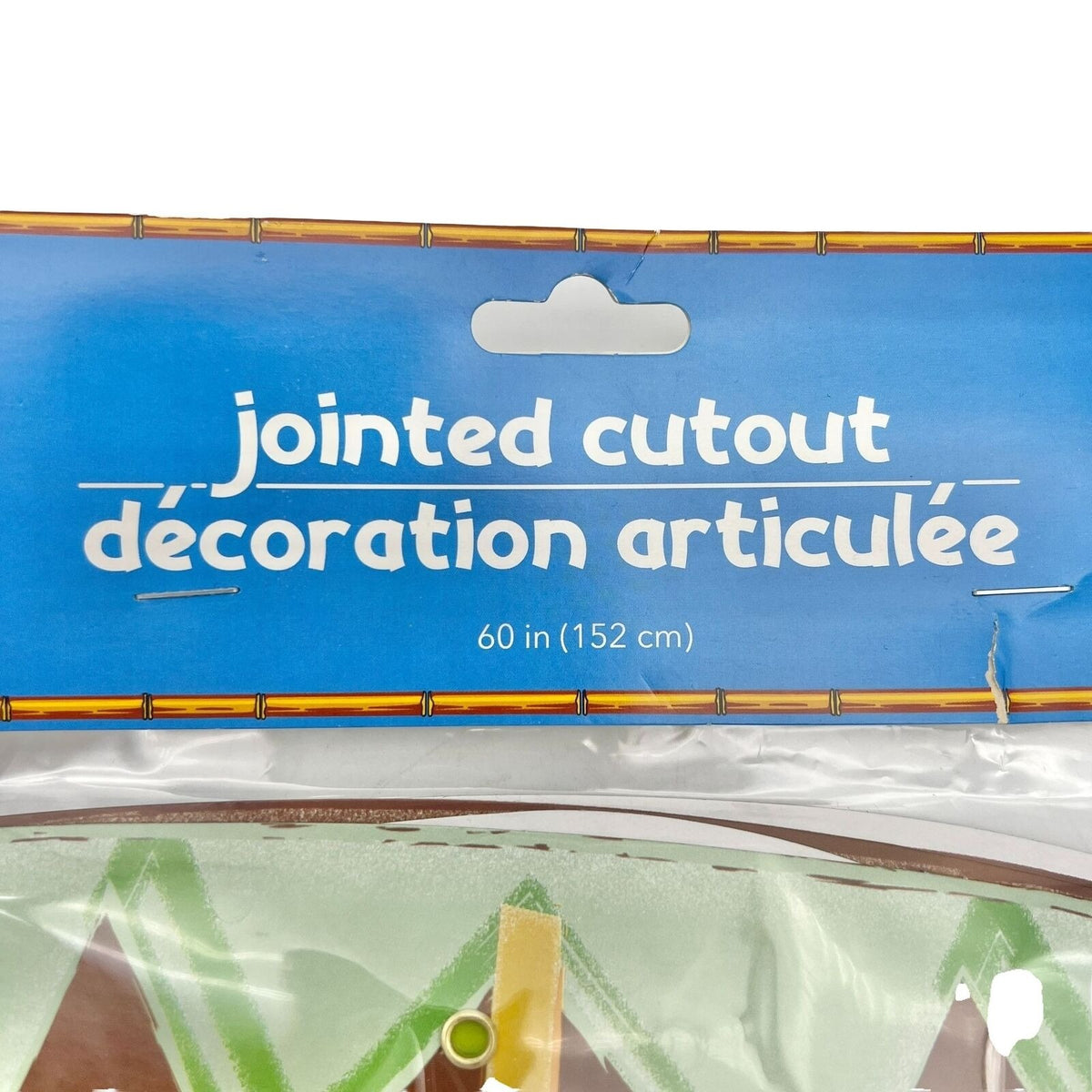 Windy City Novelties Tiki Flower Garland and Tiki Jointed Cutout