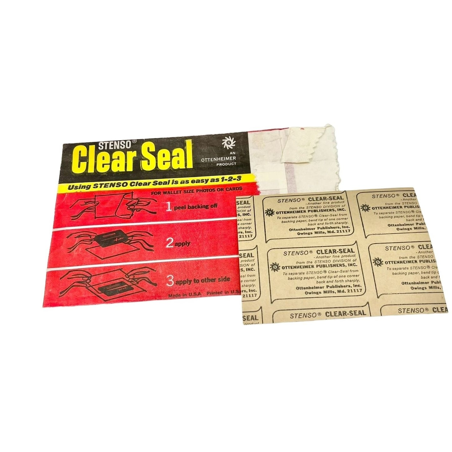Vintage Saf-T-Seal Jiffy Pack Plastic Protectors - not a full pack
