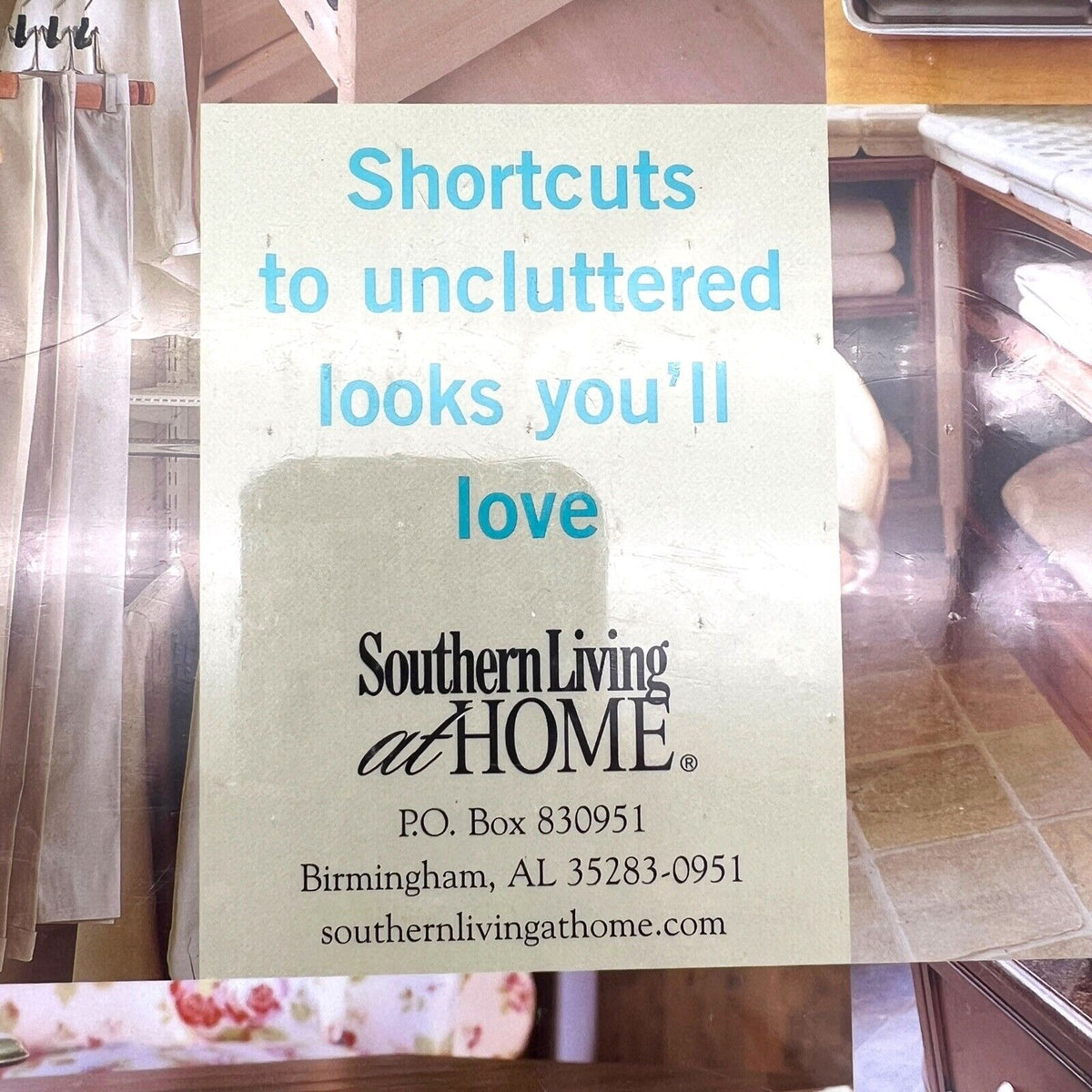 Southern Living Organizing Made Easy Hardcover Book New Sealed in Plastic