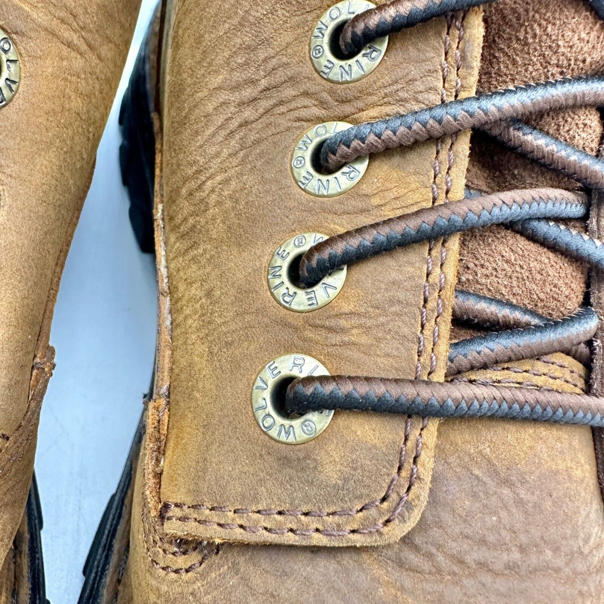 Wolverine Durbin 6" Mens 14 Work Boots Waterproof Steel Toe EH Rated Skid Proof