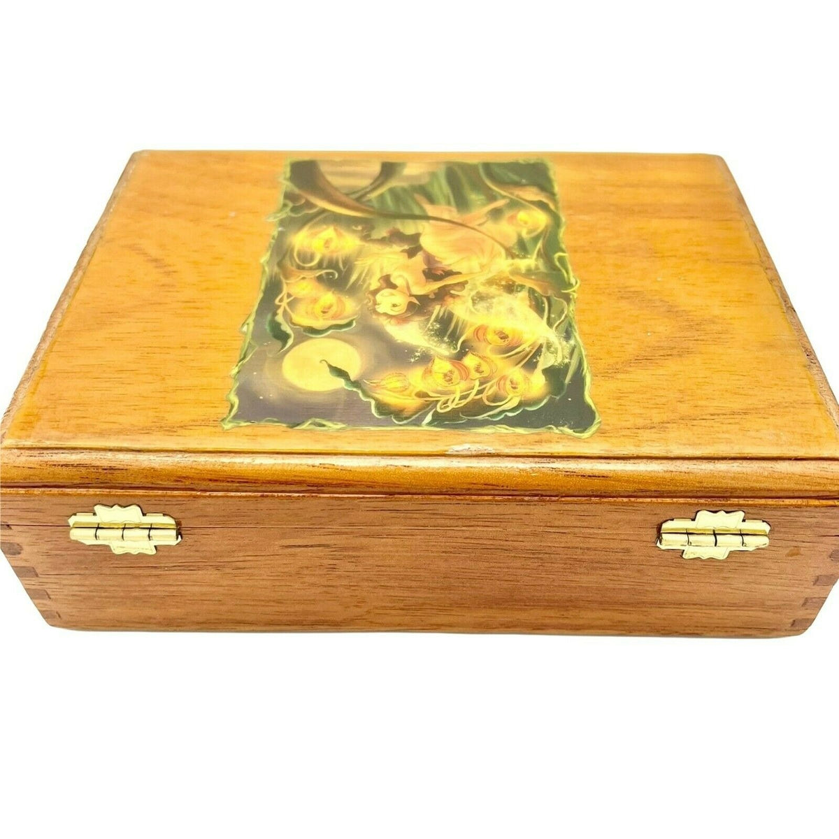Upcycled Wooden Box Pixie Happily Ever After Storage Box Treasures