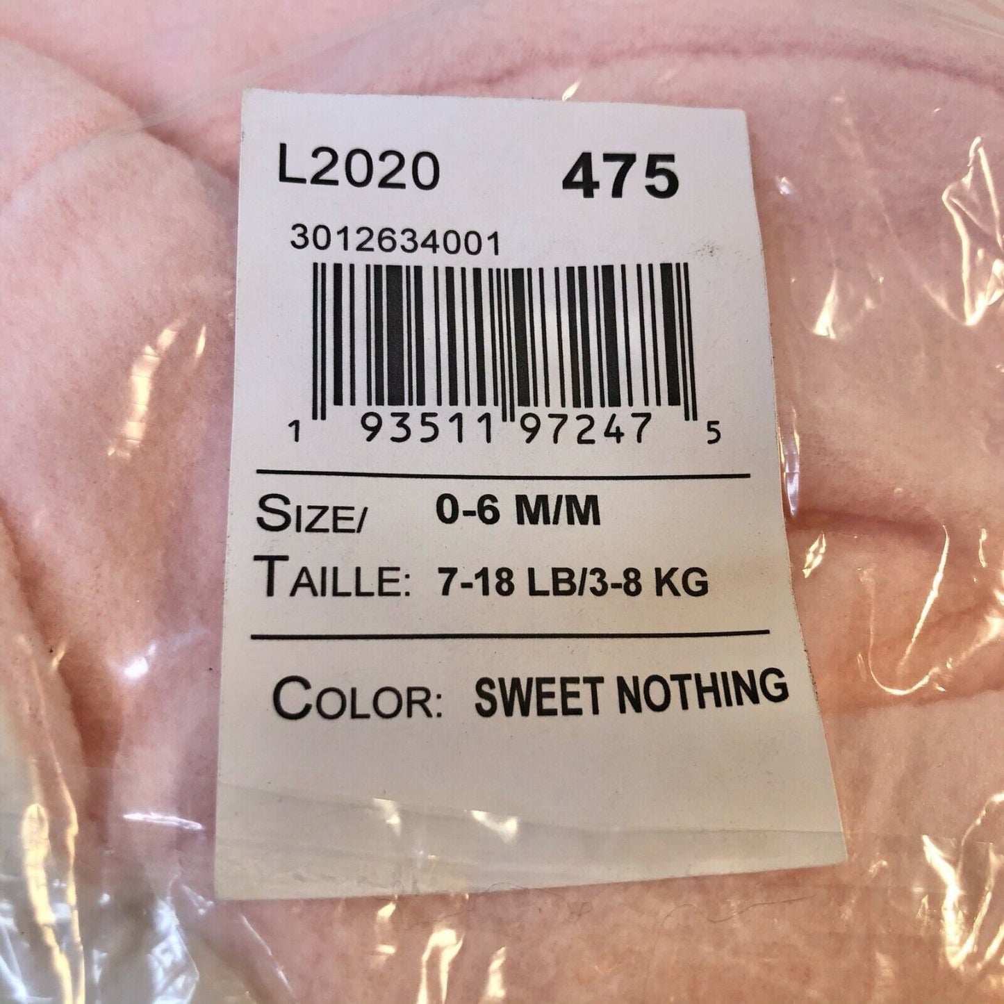 The Childrens Place 0-6M Winter Trappers Hat & Mittens Set Pink Microfleece Soft NWT