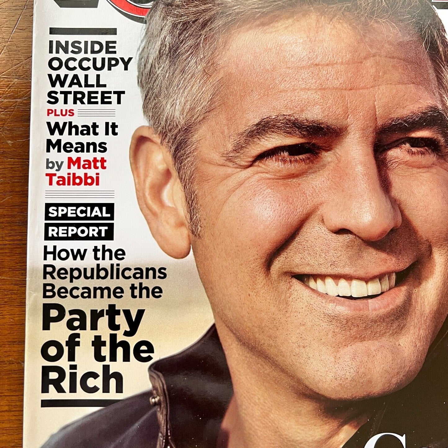 Rolling Stone Magazine Issue 1144 November 24 2011 George Clooney