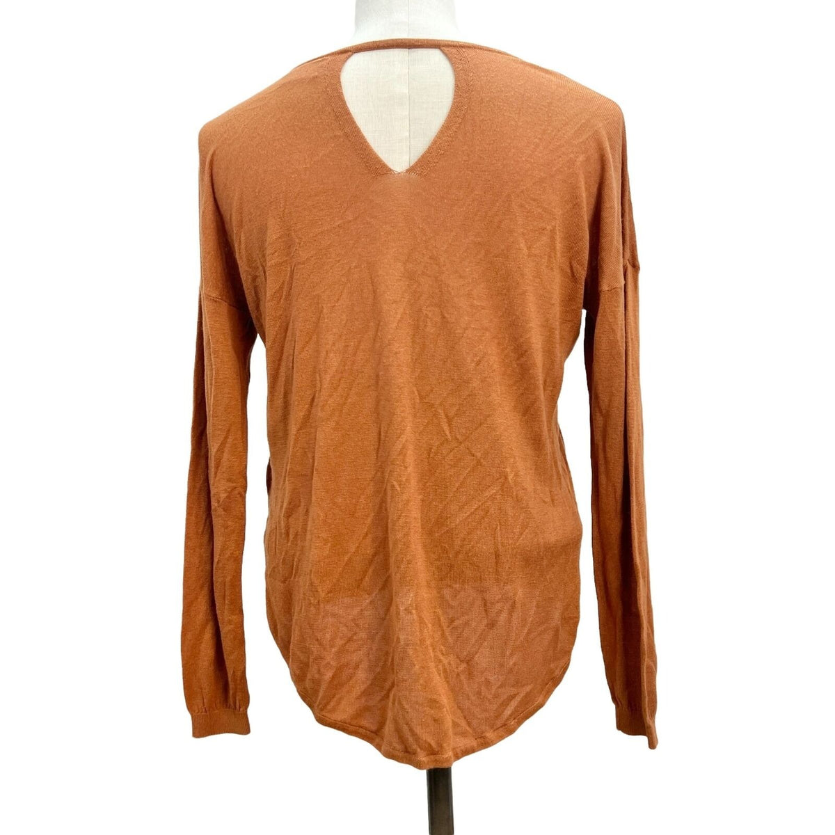 Vero Moda Pullover Sweater XS Burnt Orange Long Sleeves