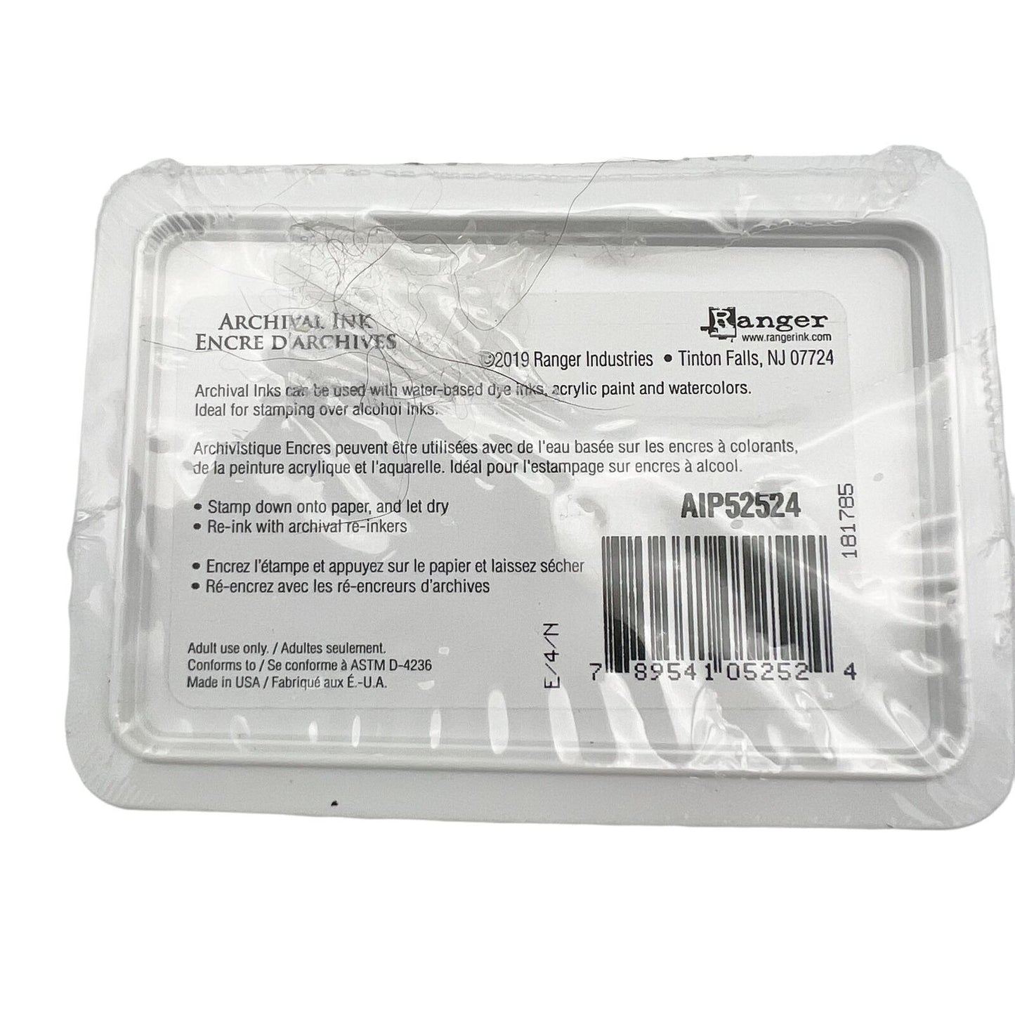 Lot of 2 New Ink Pads and 2 Stamps King of Hearts Passionate Poste