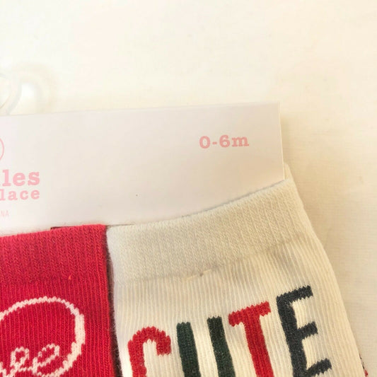 TCP Baby Girls Tartan Midi Socks Classic Red 6-pack 0-6M NEW