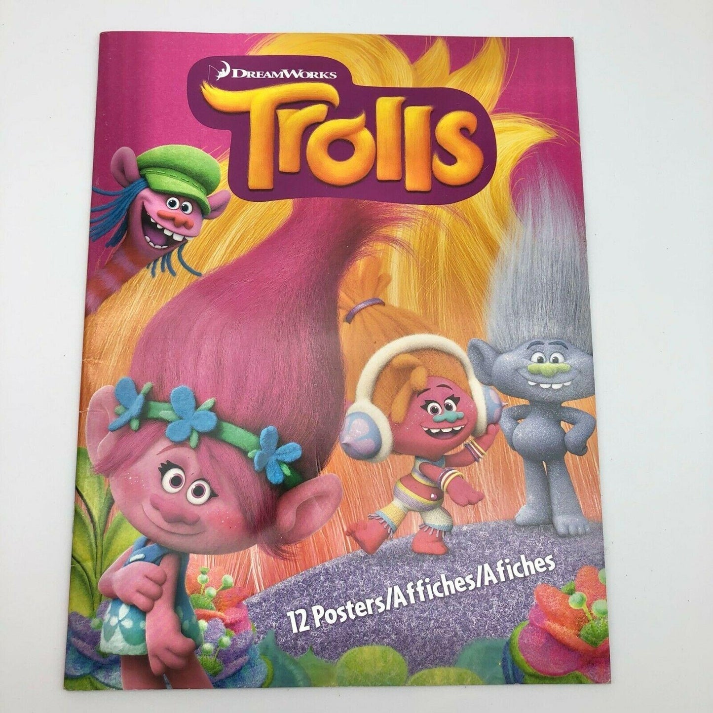 Trolls Bundle with Lunchbox & Poster Book & Lunch Box Notes Fun Back to School