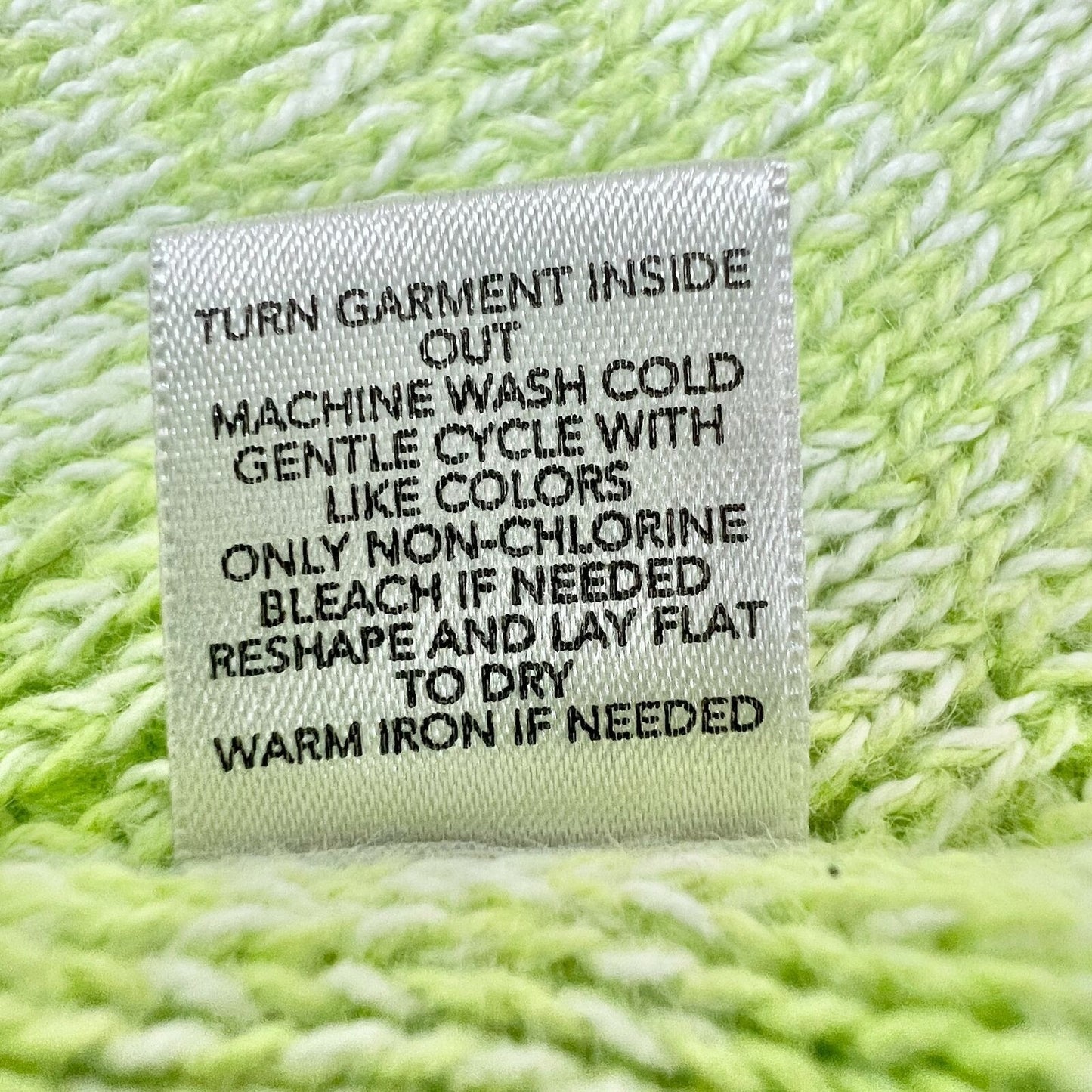 Christopher & Banks Womens Medium Light Green Pullover Henley Sweater 3/4 Sleeve