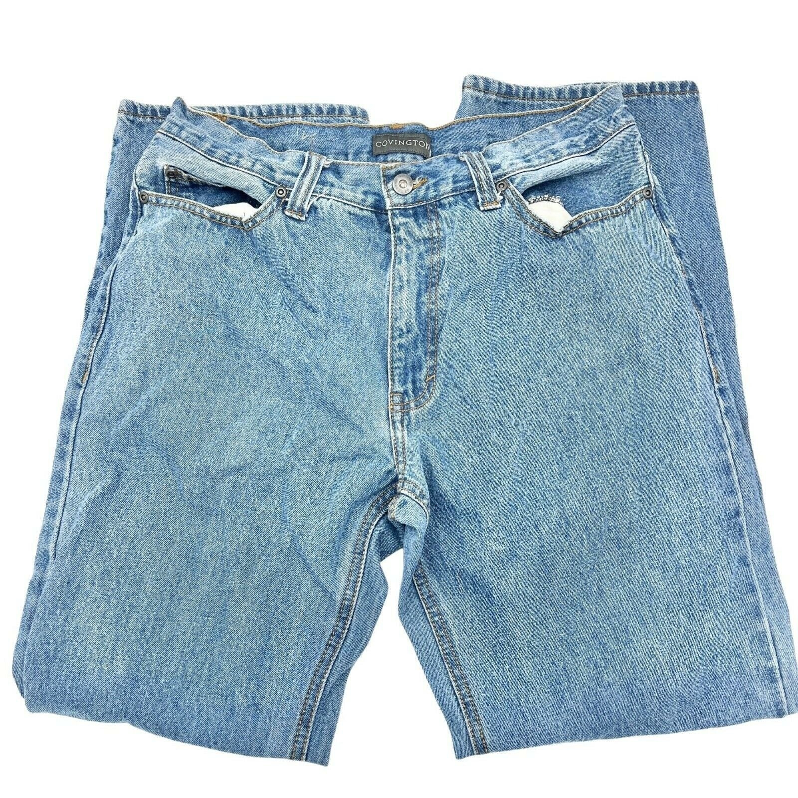 Covington Blue Denim Straight Cut Jeans Size 32W 32L – Tiffany's