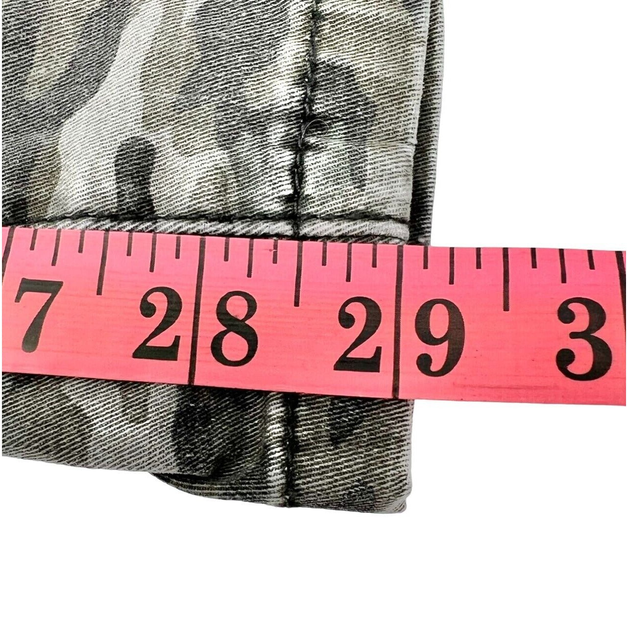 BlankNYC Pants Women's 24 in Olive Camo 5 Pocket Skinny Leg Low Rise Inseam 29"