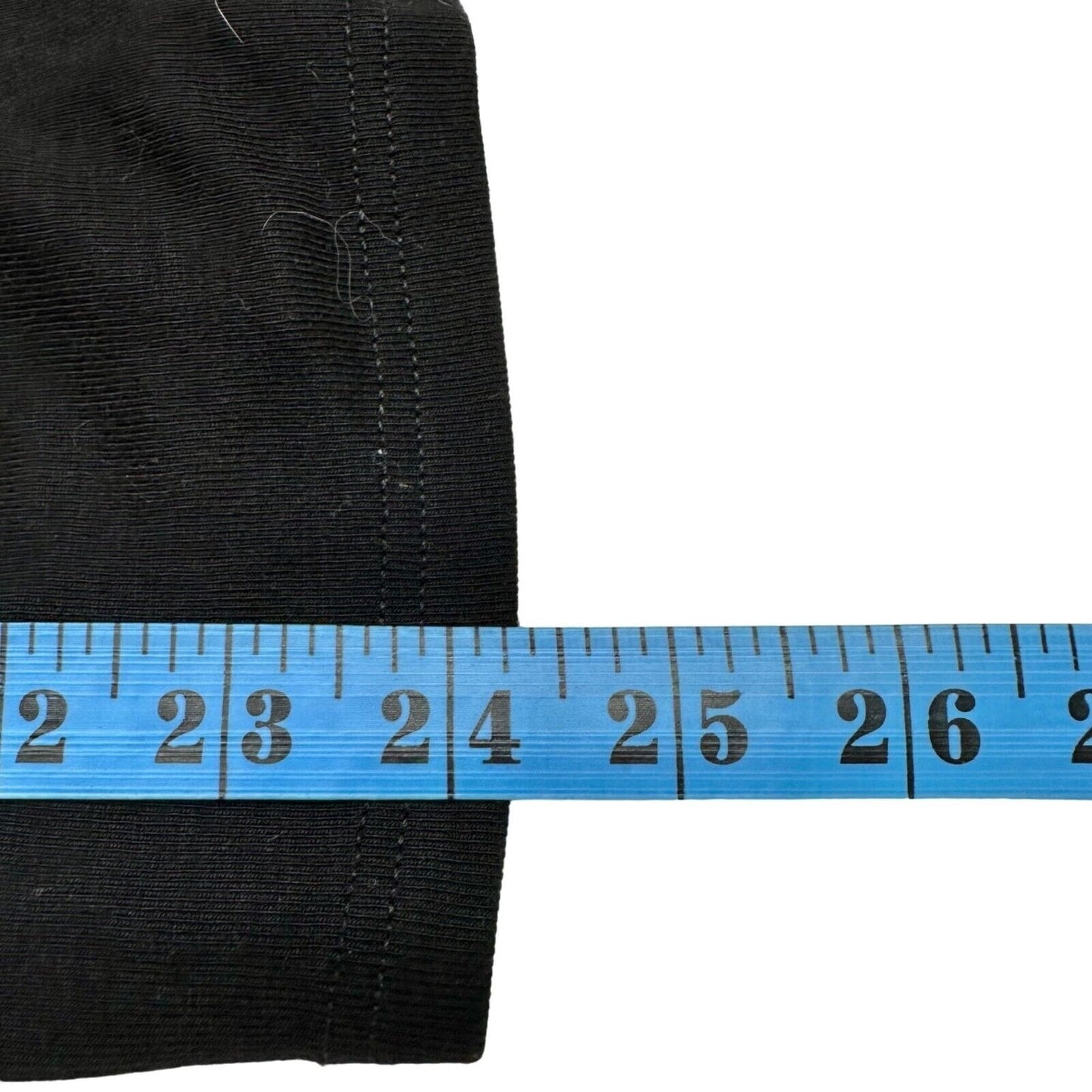 TopShop T-shirt Women's 4 Black Short Sleeve Scoop Neck Length 24