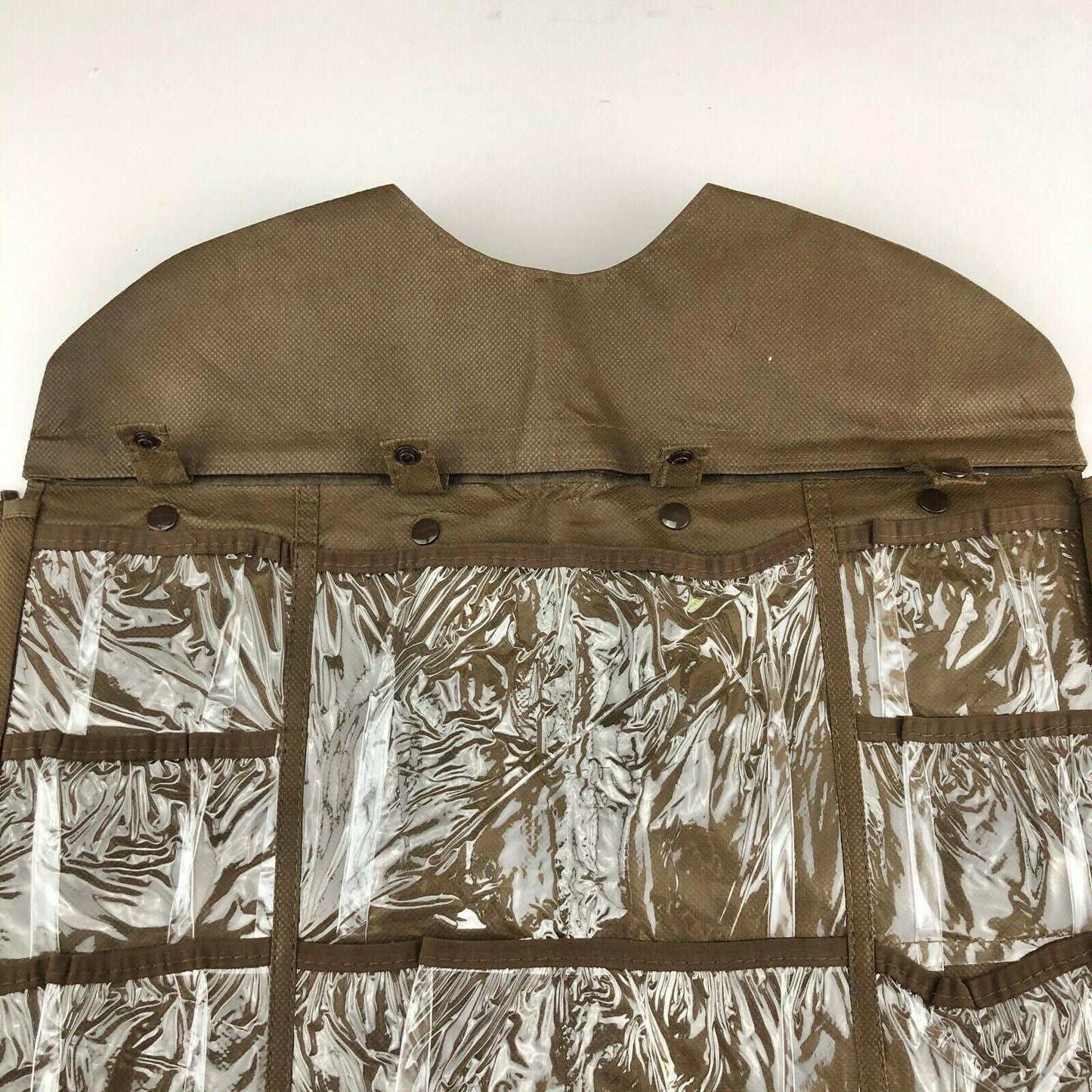 Joy Mangano Hanging Organizer Espresso NEW 30 pockets jewelry accessories