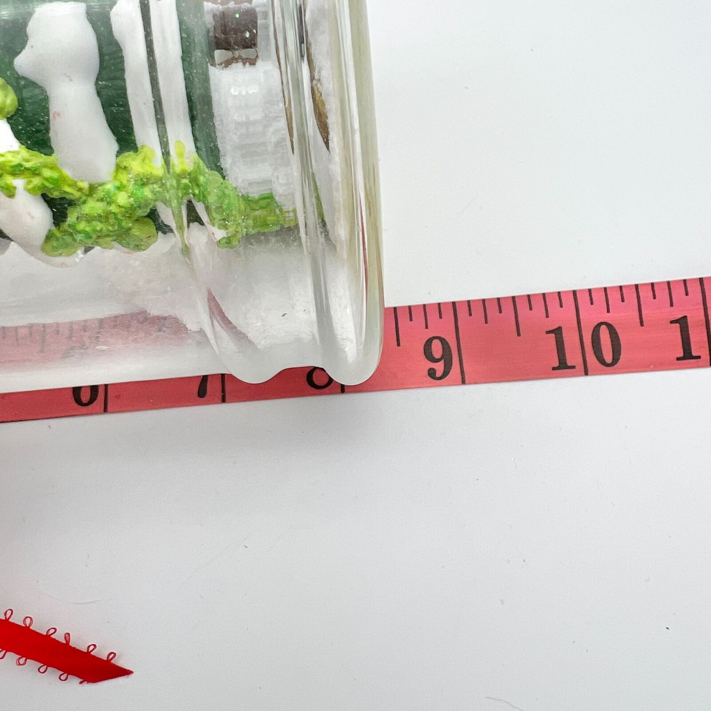 Handcrafted Christmas in a Jar 8.5 x 4 Christmas Tree in Snow