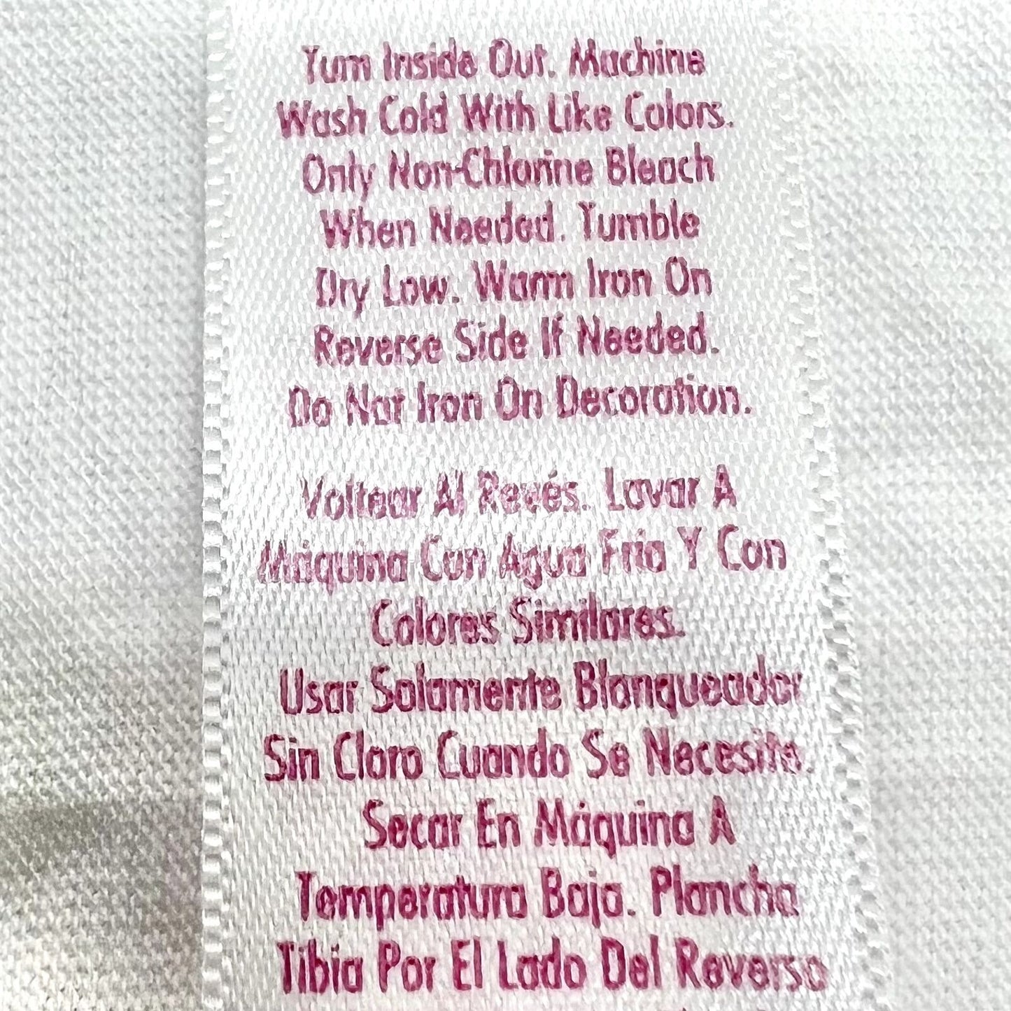 Justice T-shirt Girl's XL(16-18) White Justice Peace Sign Cuffed Sleeve NWT