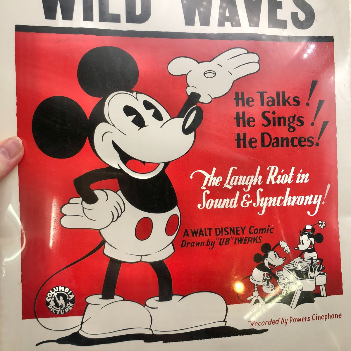 Disney Mickey Mouse Wild Waves Movie 17x12 Vintage Poster 1990 Reproduction