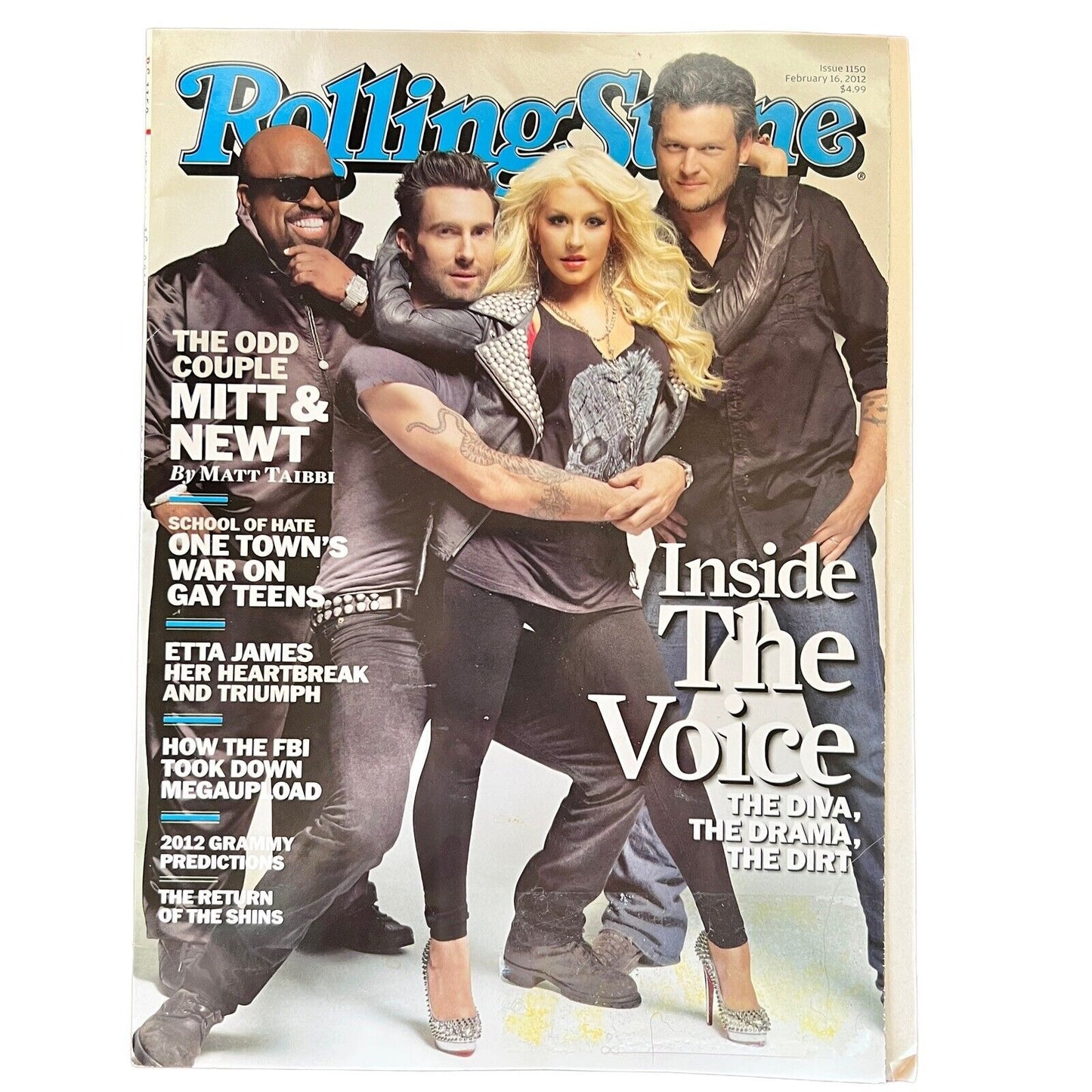 Rolling Stone Magazine Issue 1150 February 16 2012 The Voice Original Cast