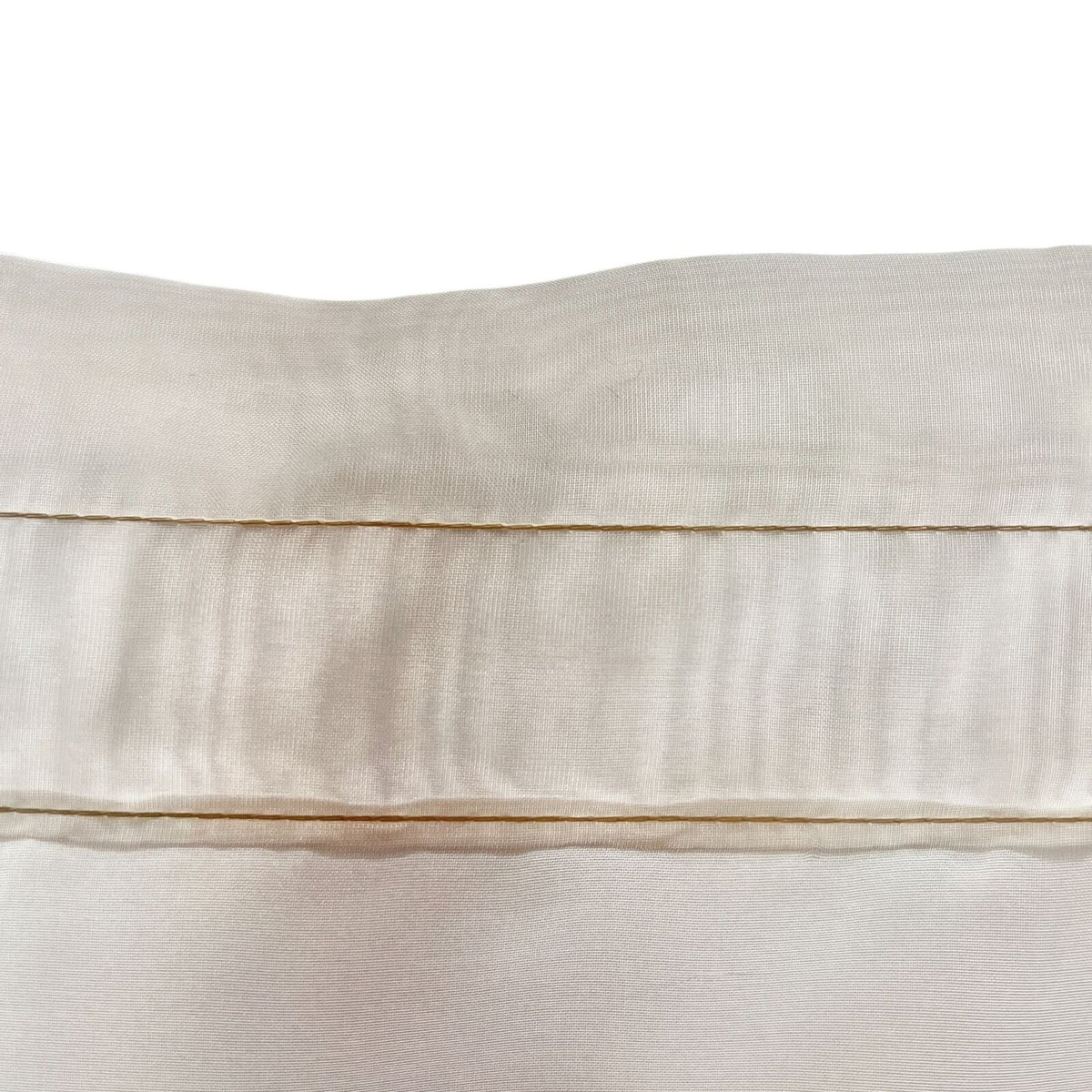 Vintage JCPenney Set of 2 Sheer White Embroidered 104x60 Curtain Panels