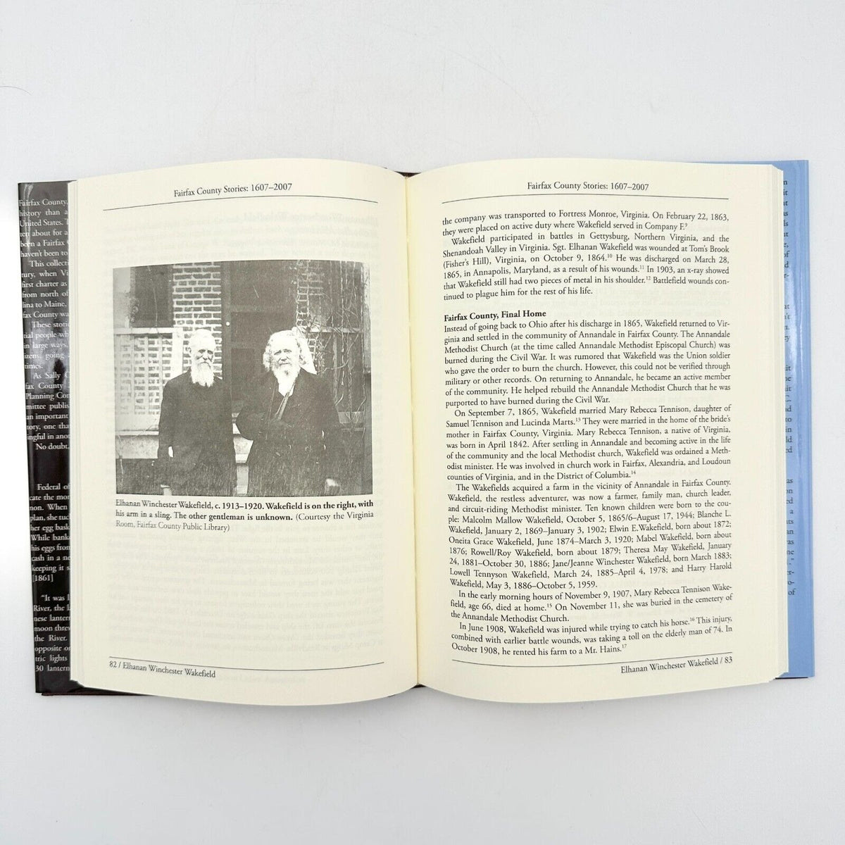 Fairfax County Stories 1607-2007 Hardcover Book