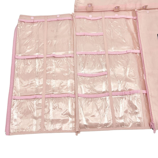 Joy Mangano Pink Hanging Storage Closet Organizer New