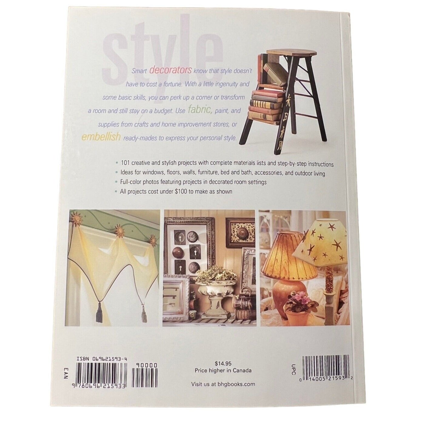 Better Homes & Garden Decorating Ideas Under $100 Paperback 2003