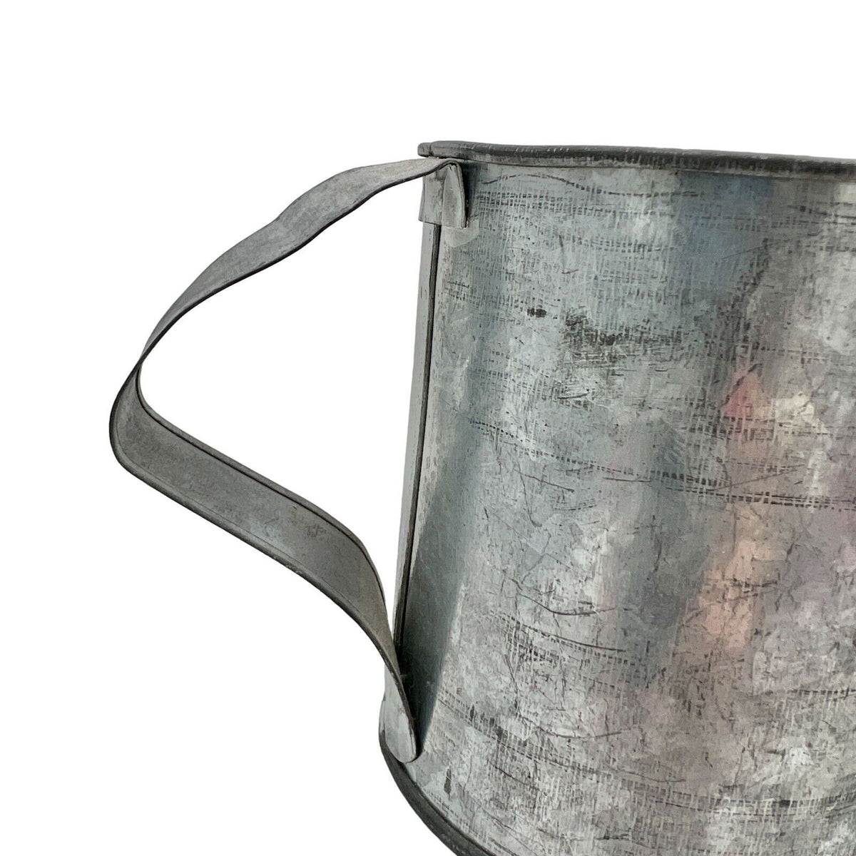 Metal Watering Can Candle with Painted Bee Motif 7x4