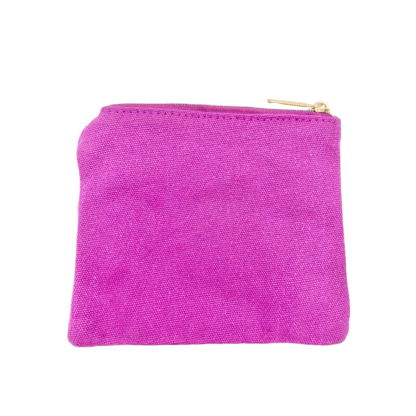 Arbonne Set of 3 Sizes Canvas Bags Pink Purple Green Zip Closure NEW