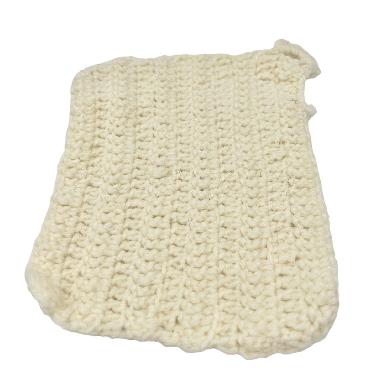 Crocheted Trivet and Pot Holder Set Olive and Cream
